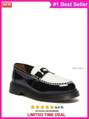 Patent Leather Moc Toe Heart Cutout Loafers Slip-On Casual Shoes